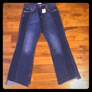 Zara Distressed Crop Jeans